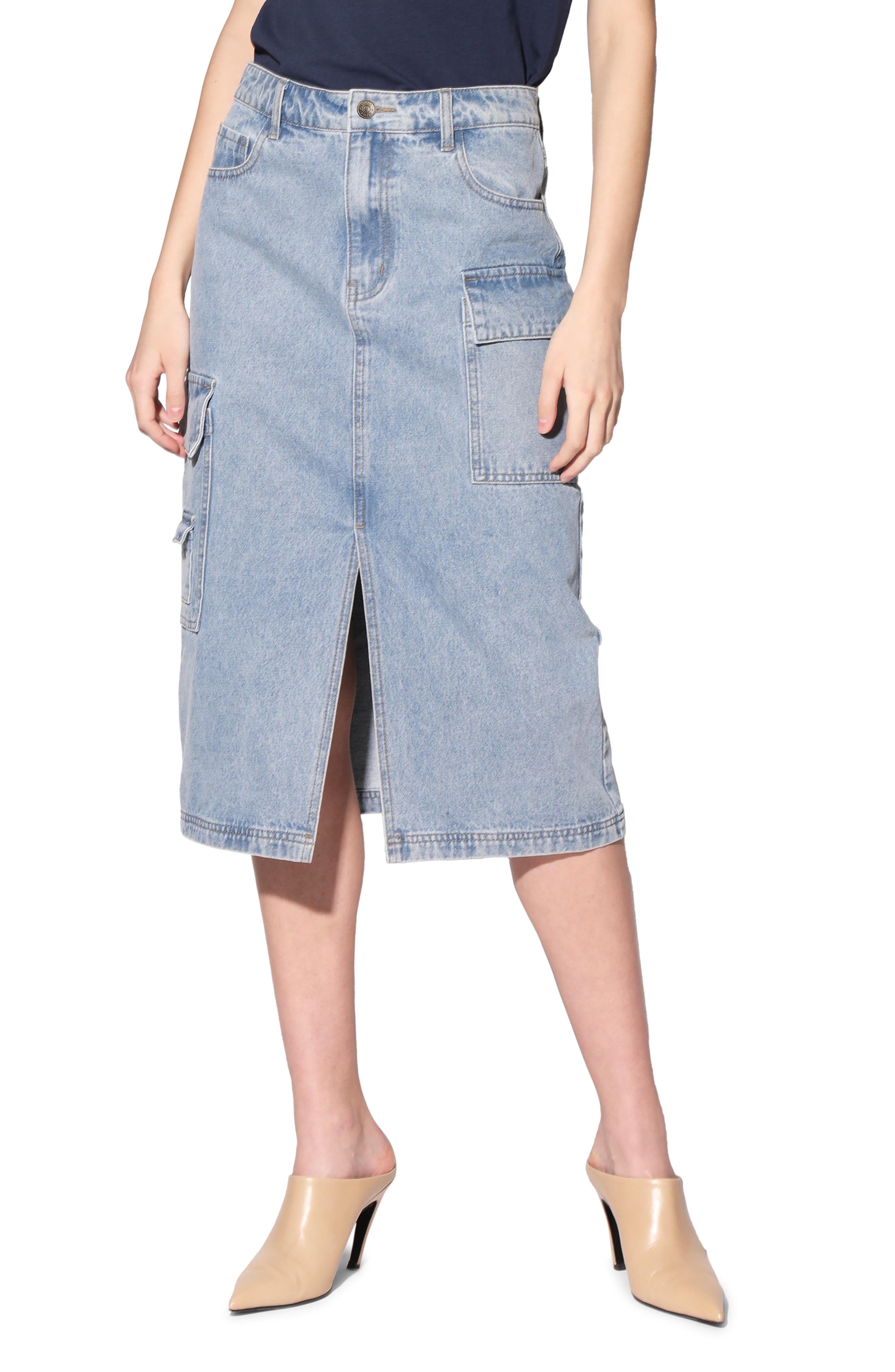 Walter Baker Tally Denim Skirt