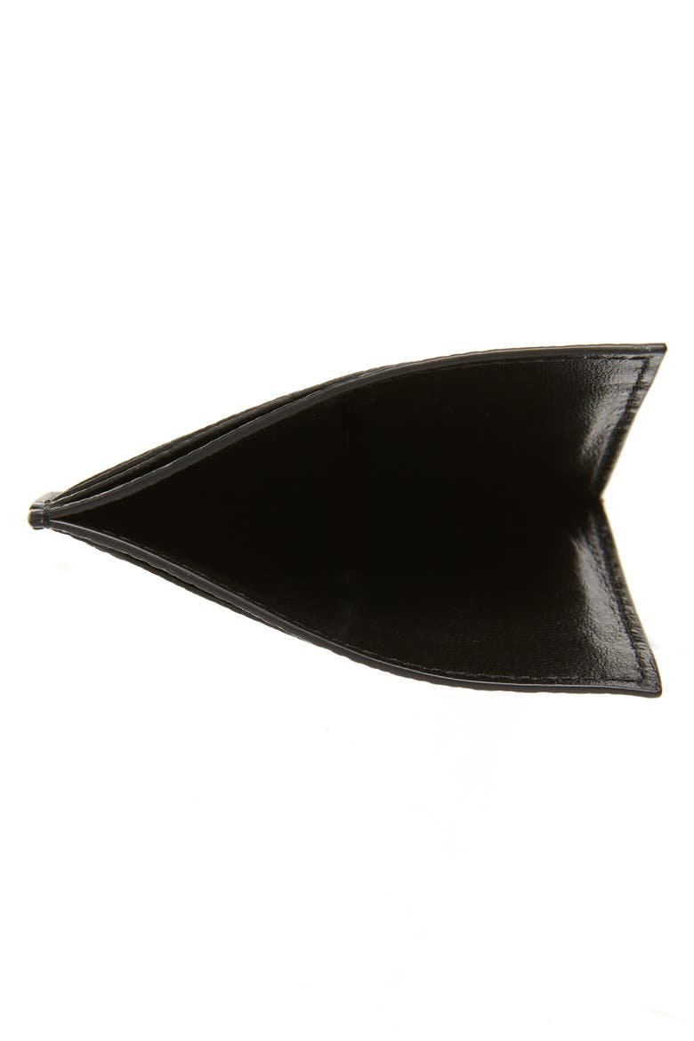 T-Line Soft Grain Card Holder, Alternate, color, 1N001 BLACK