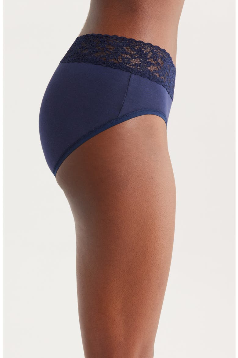 Cotton French Briefs, Alternate, color, NAVY