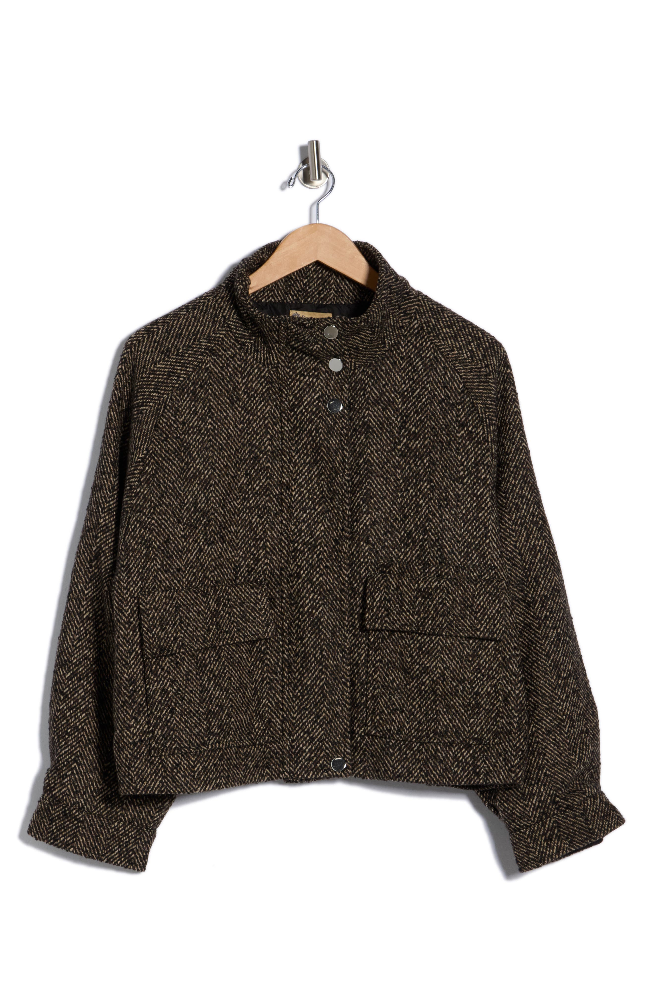 Herringbone Zip Jacket