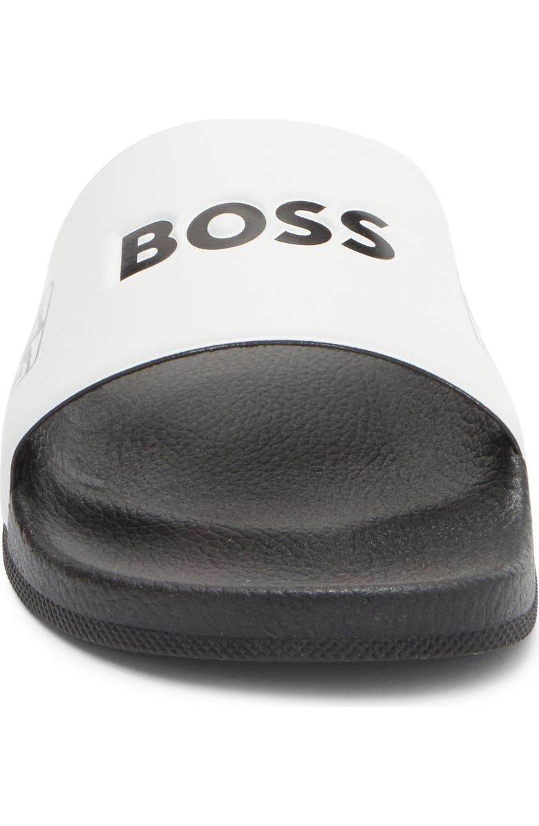 BOSS x NBA Bay It Slide Sandal, Alternate, color, Black
