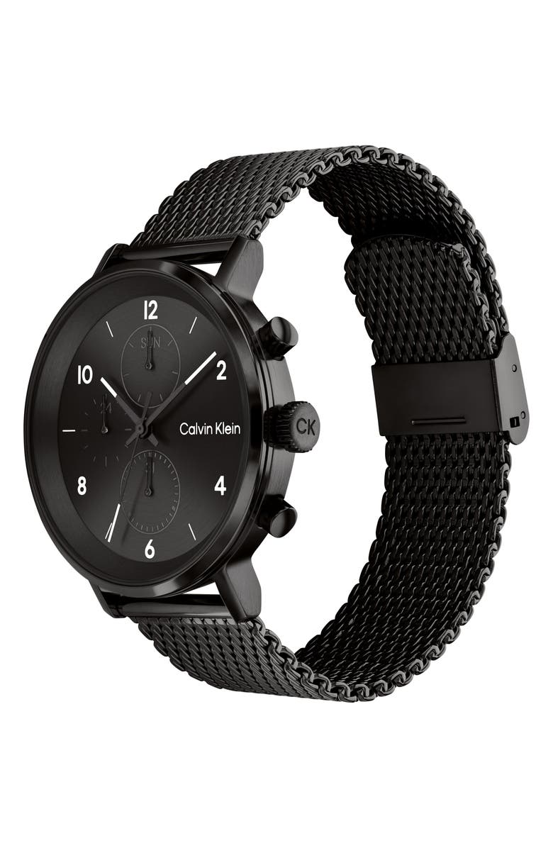 Calvin Klein Mesh Strap Watch, 38mm, Alternate, color,
