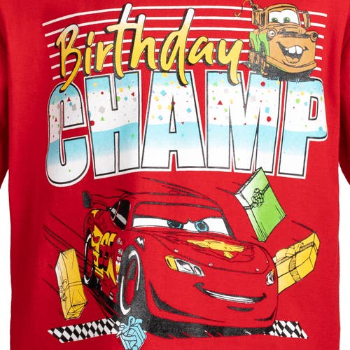 Disney Birthday T-shirt In Red
