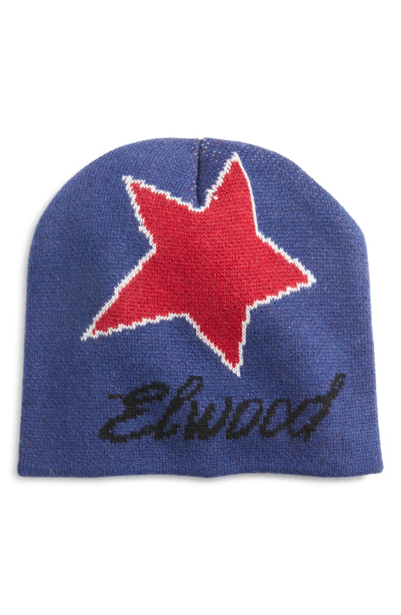 Elwood Skullcap Intarsia Wool & Cashmere Blend Beanie, Main, color, 