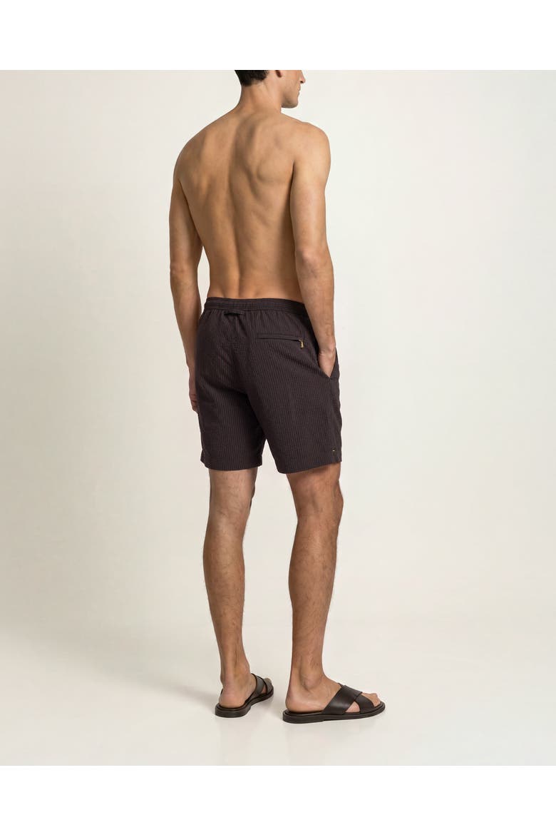 Bulldog Relaxed-Fit Swim Shorts, Alternate, color, Espresso