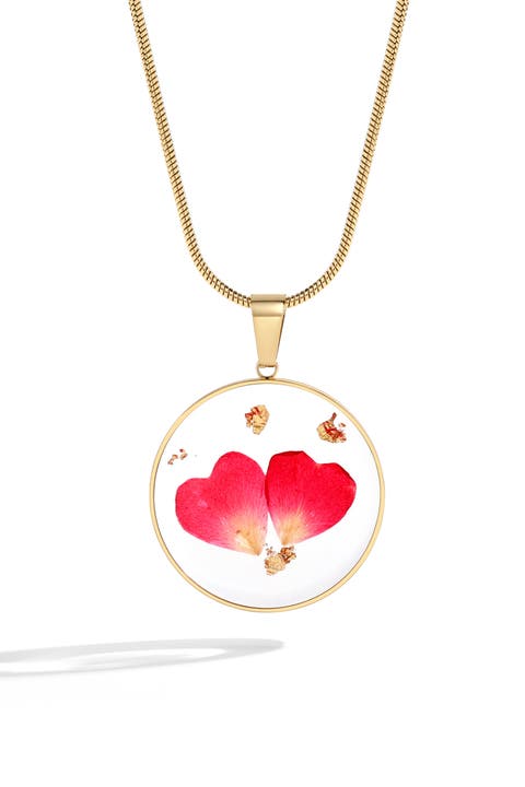 Pressed Birth Flower Necklace