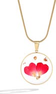 Mint & Lily Pressed Birth Flower Necklace