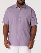 Synrgy by DXL Big & Tall Micro Print Sport Shirt V2