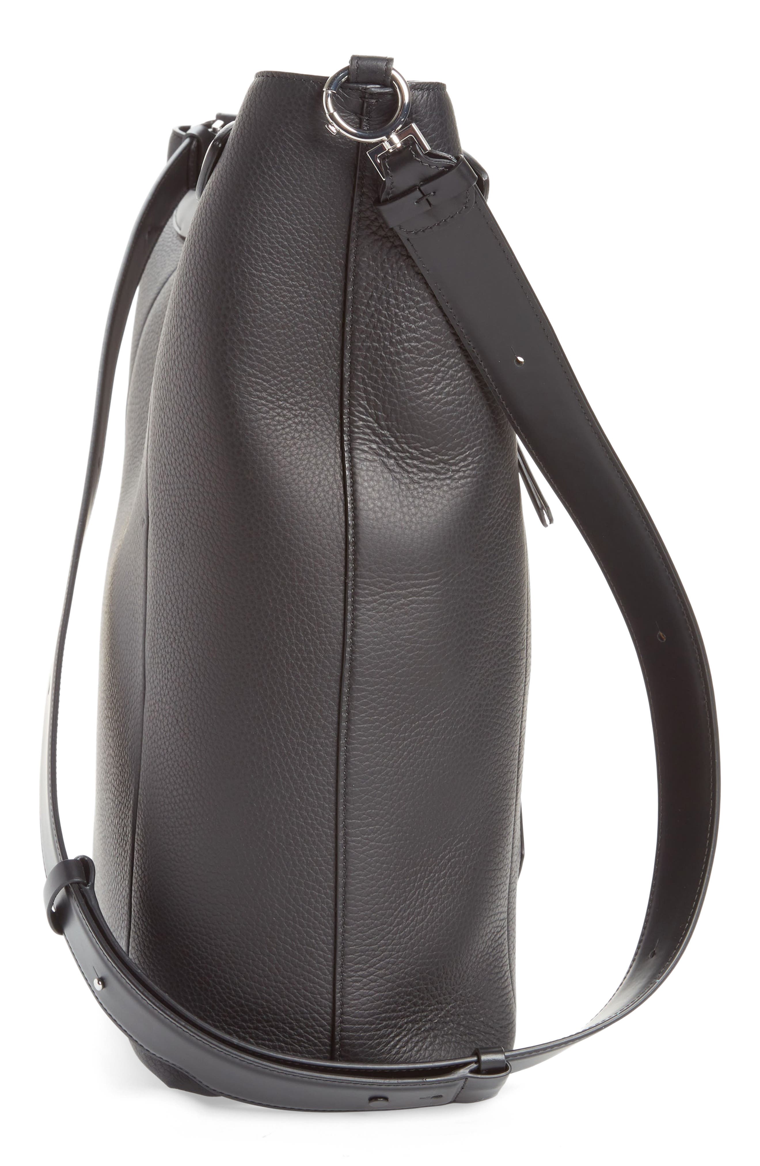 Maison Margiela 5AC Soft Convertible Leather Shoulder Bag, Alternate, color, 