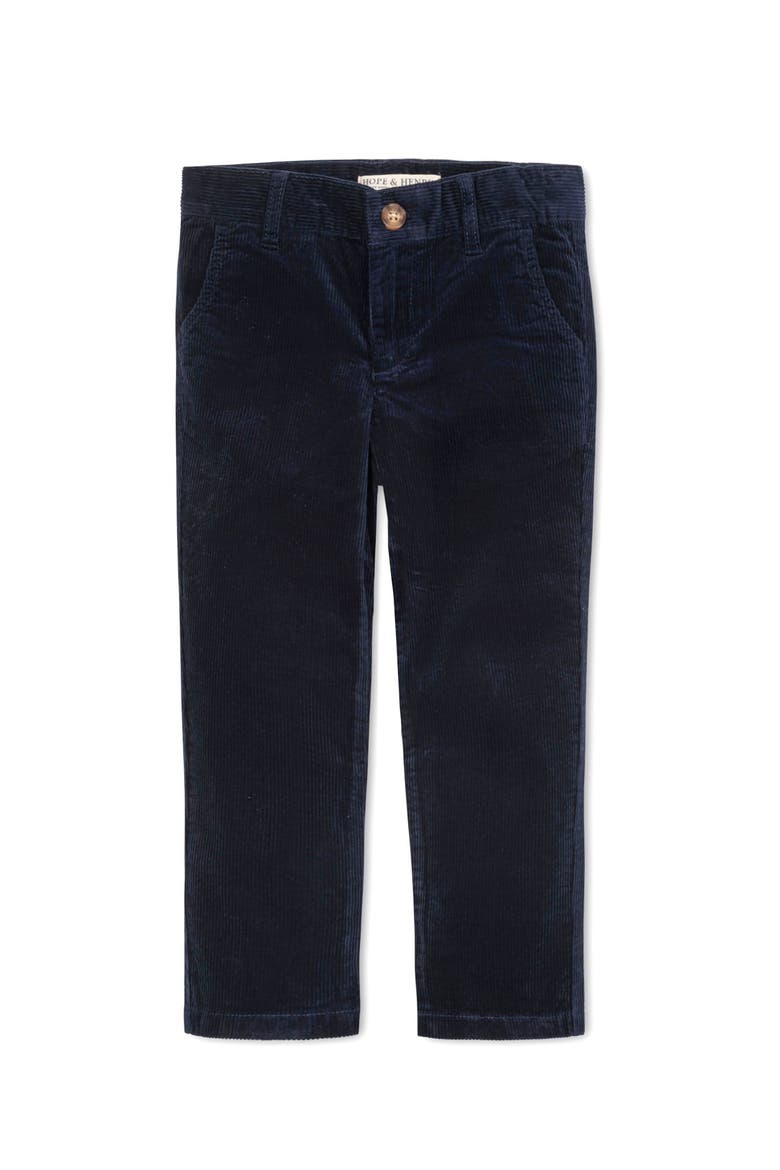 Kids' Organic Stretch Corduroy Pant, Main, color, Navy Fine Wale