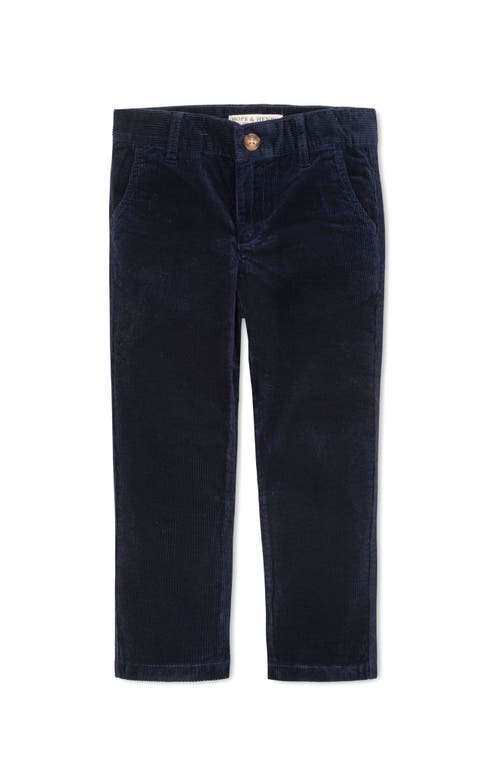 Hope & Henry Kids' Organic Stretch Corduroy Pant in Navy Fine Wale at Nordstrom, Size 8