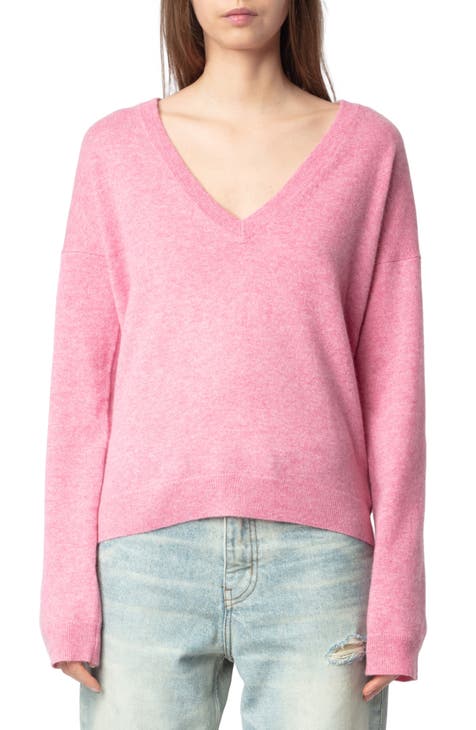 Women's Leopard Print Zadig & Voltaire V-Neck Jumper S
