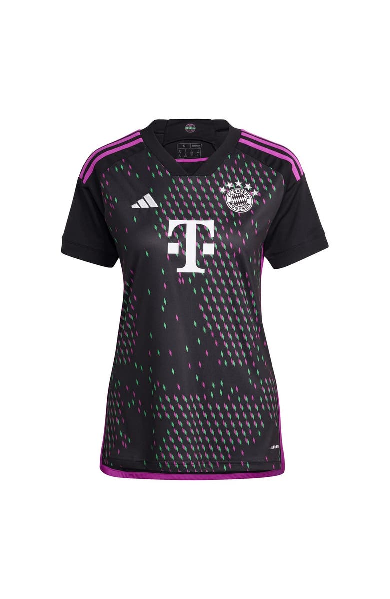 adidas Women's adidas  Black Bayern Munich 2023/24 Away Replica Jersey, Alternate, color, 