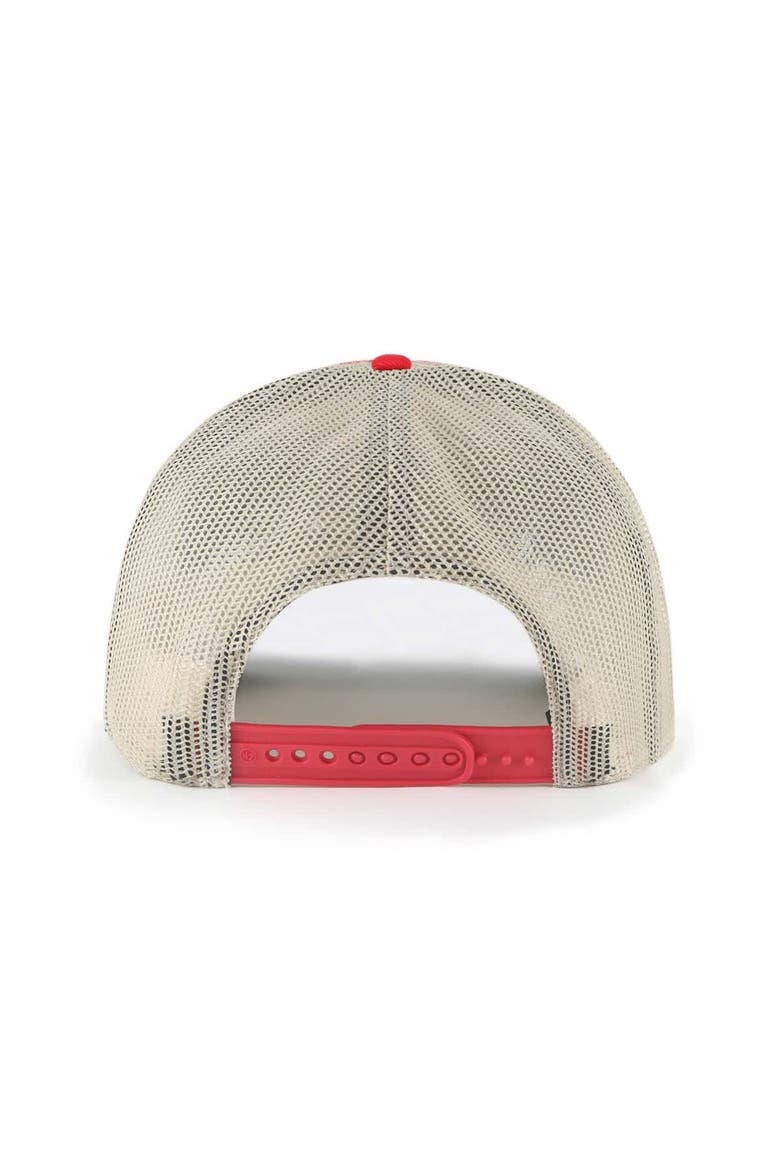 Men's '47  Scarlet Nebraska Huskers Pomona Mesh Hitch Adjustable Trucker Hat, Alternate, color, Scarlet