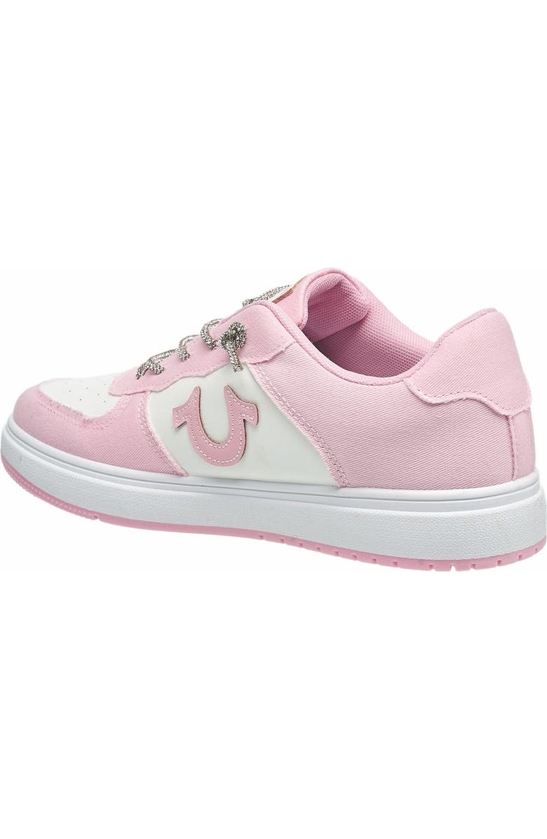 True Religion Ladies Allison Logo Sneaker, Alternate, color, Pink