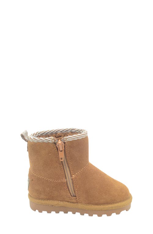 Bearpaw Kids' Suede Faux Fur Lined Boot In Multi
