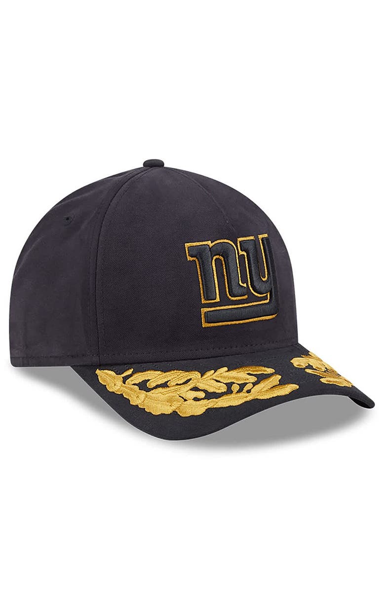 New Era x Alpha Industries Men's New Era x Alpha Industries Black New York Giants A-Frame 9FORTY Adjustable Hat, Alternate, color, Black