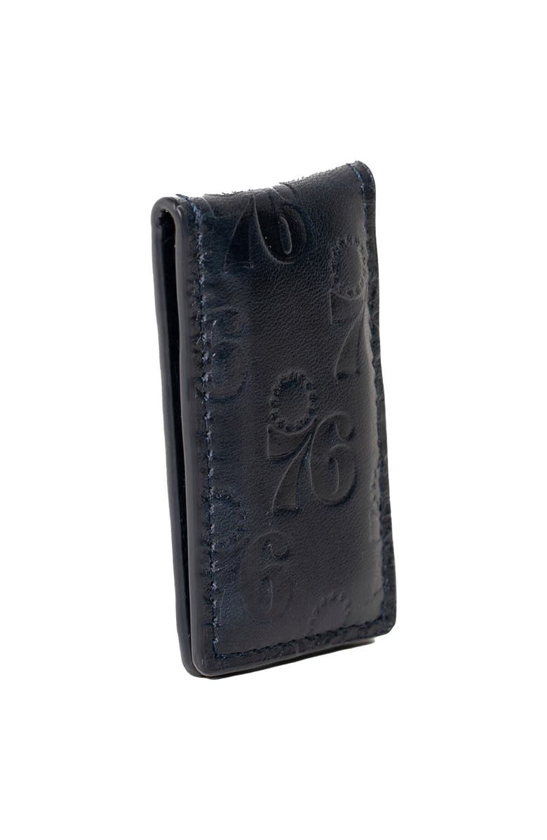 LUSSO Navy Philadelphia 76ers Sammy Magnetic Money Clip, Alternate, color, Navy
