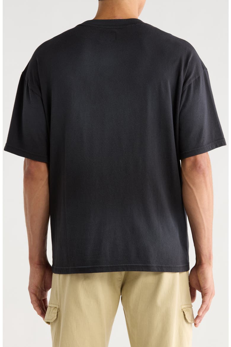Digi Skulls Cotton Graphic T-Shirt, Alternate, color, BLACK