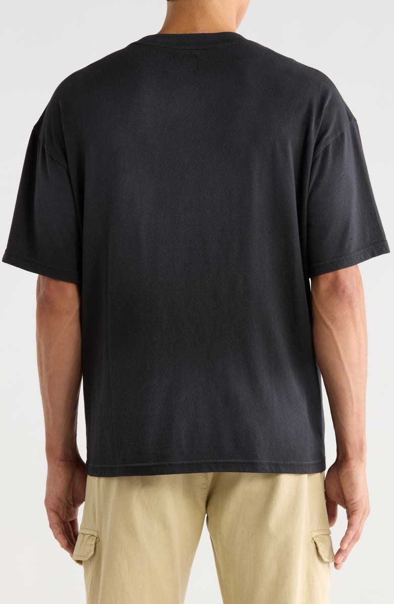 PacSun Digi Skulls Cotton Graphic T-Shirt, Alternate, color, Black