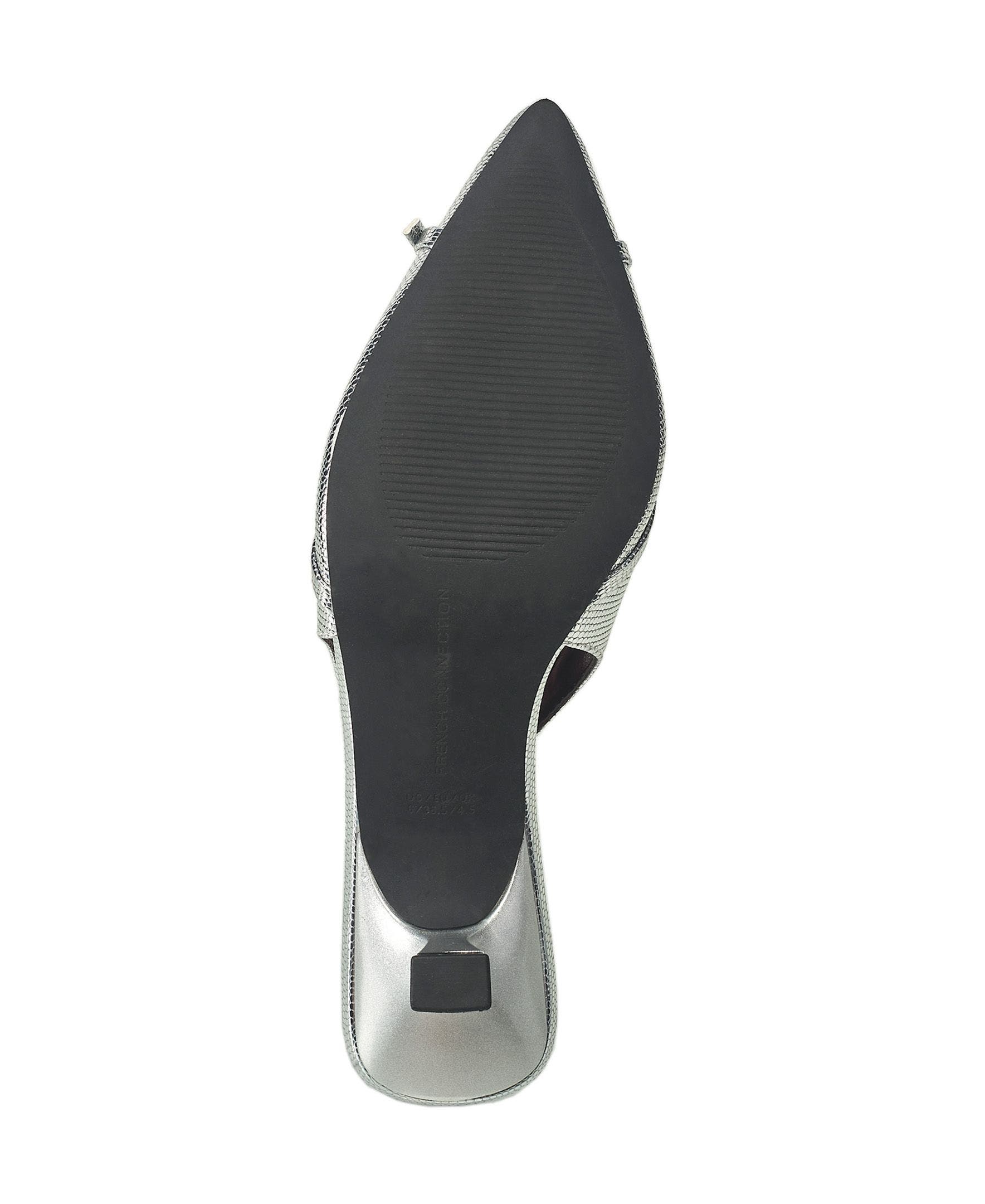 Buckles Slingback Kitten Heel, Alternate, color, Silvm