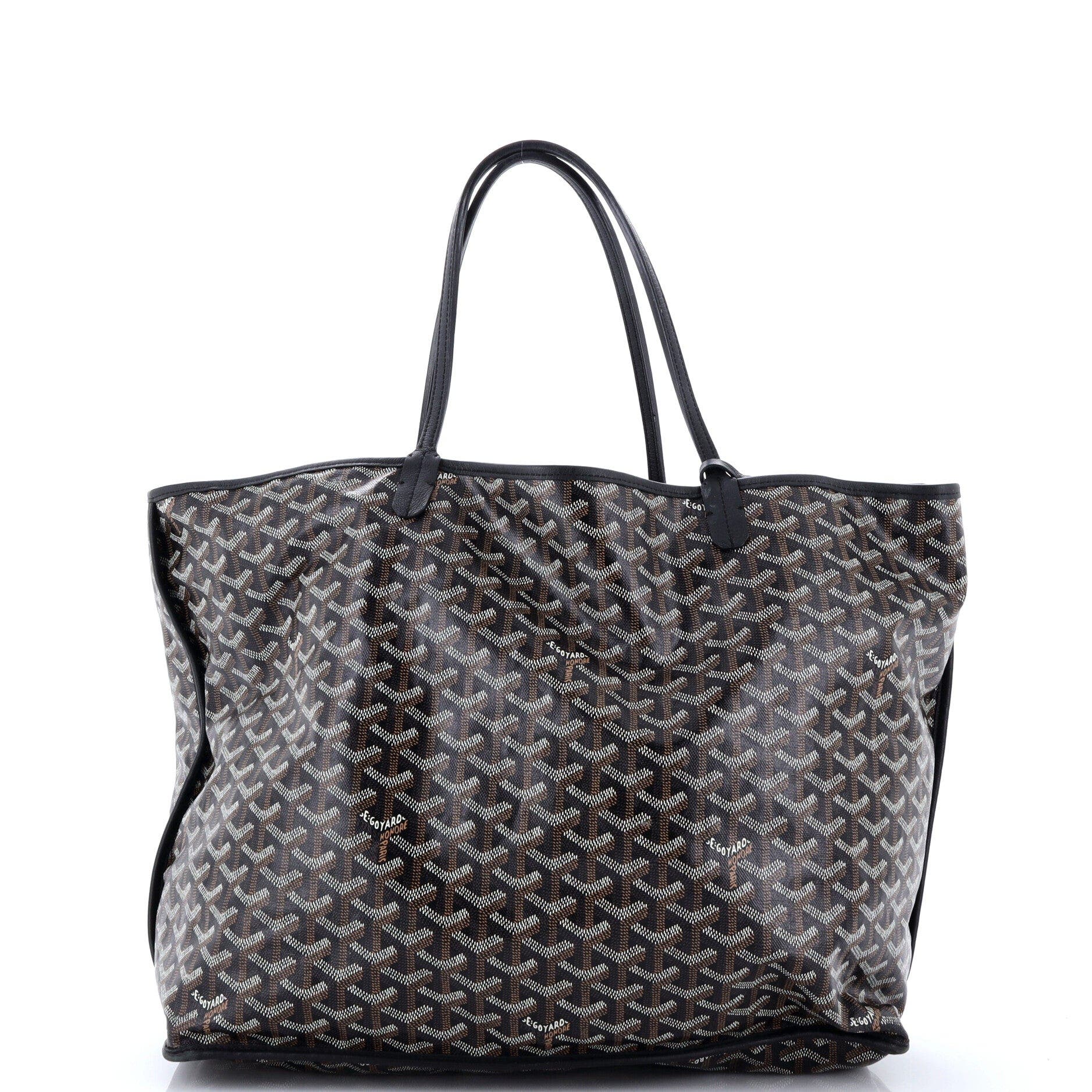 Anjou Reversible Tote Coated Canvas GM, Alternate, color, Black