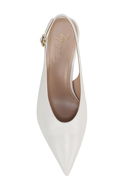 27 Edit Naturalizer Elaine Slingback Pointed Toe Pump In Warm White