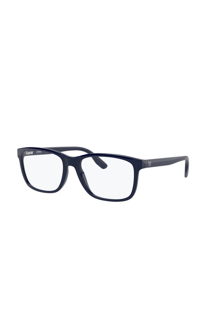 55mm Rectangle optical glasses, Main, color, Blue