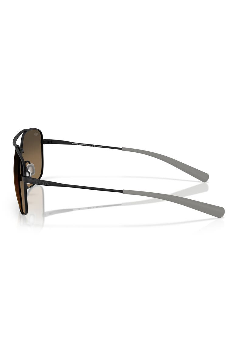 Canaveral 59mm Polarized Sunglasses, Alternate, color, SATIN BLACK / COPPER