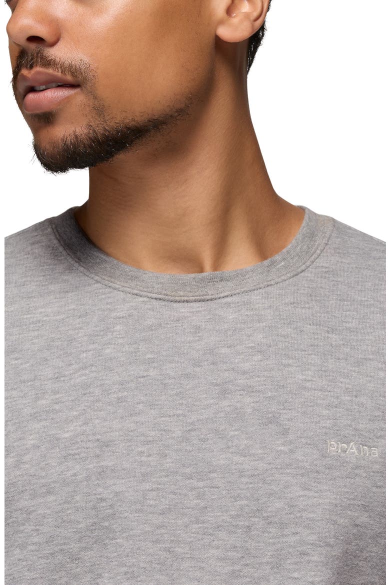 Fleece Crewneck Sweatshirt, Alternate, color, HEATHER GREY
