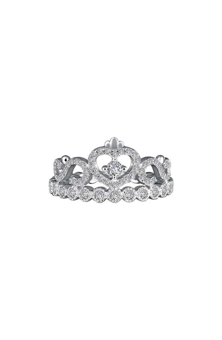 Lafonn Tiara Simulated Diamond Eternity Ring, Main, color,