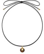 Monica Vinader x Kate Young Semipreciouis Stone Pendant Cord Necklace