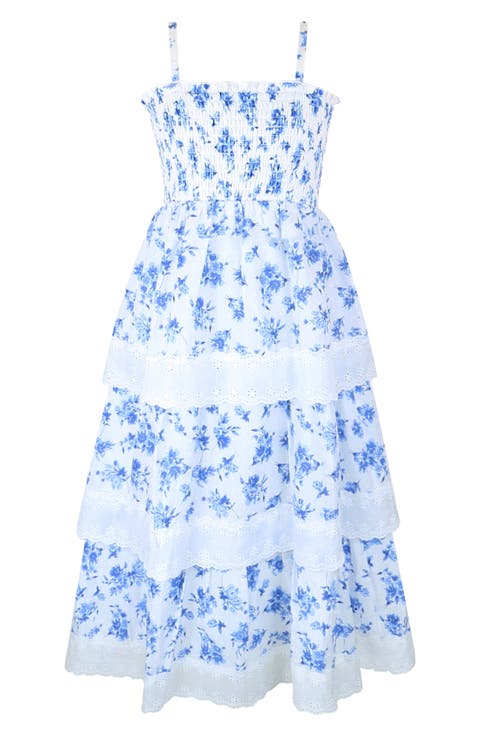 Kids' Smocked Bodice Maxi Dress (Big Kid)