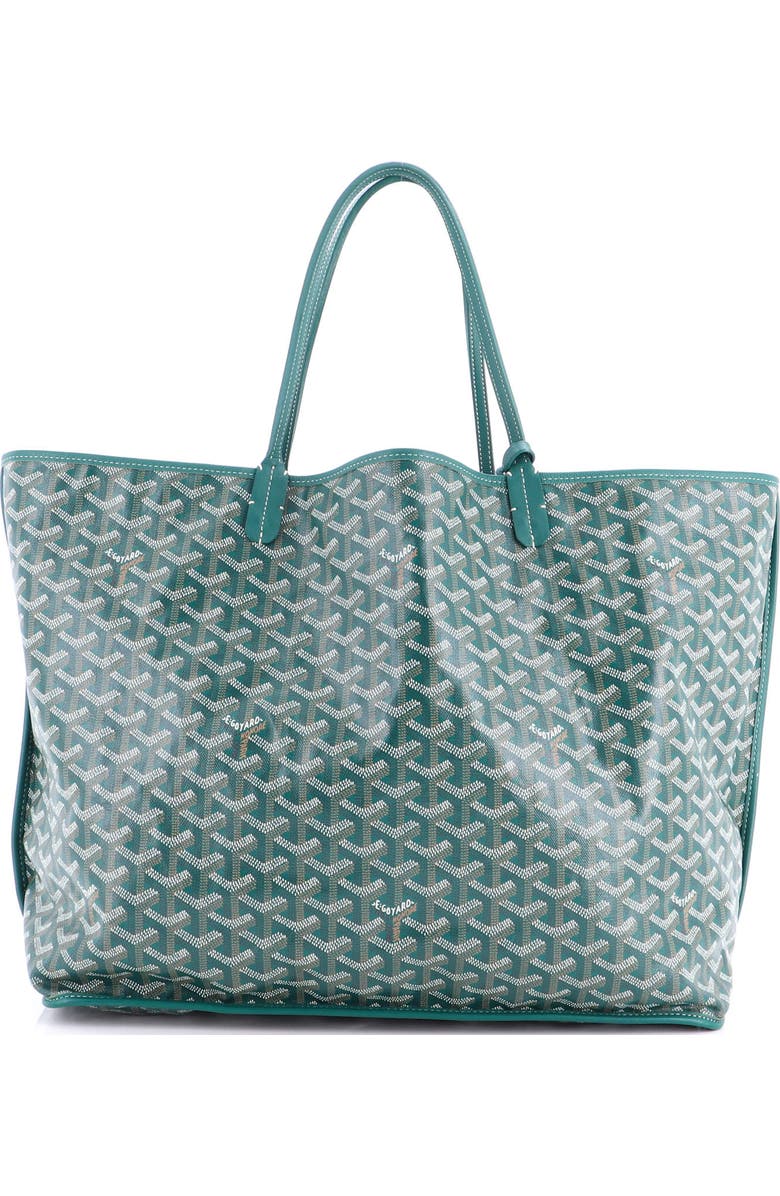 Pre-Owned Goyard Anjou Reversible Tote Coated Canvas GM, Alternate, color, Green