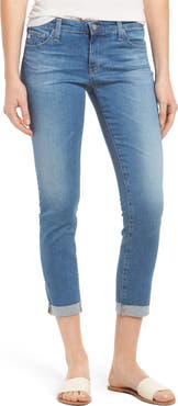 AG The Stilt Roll Cuff Cigarette Leg Jeans