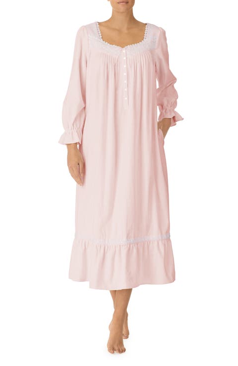 Long Sleeve Cotton Ballet Nightgown