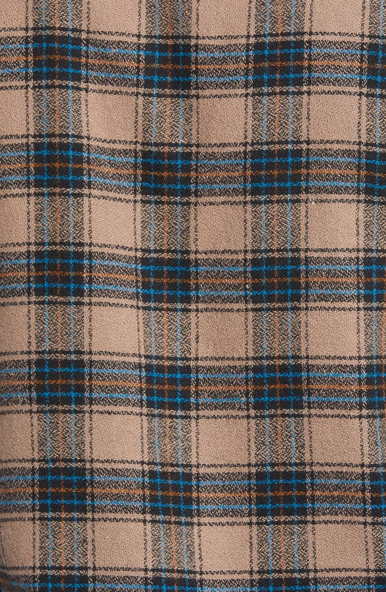 Brixton Bowery Plaid Flannel Button-Up Shirt, Alternate, color,