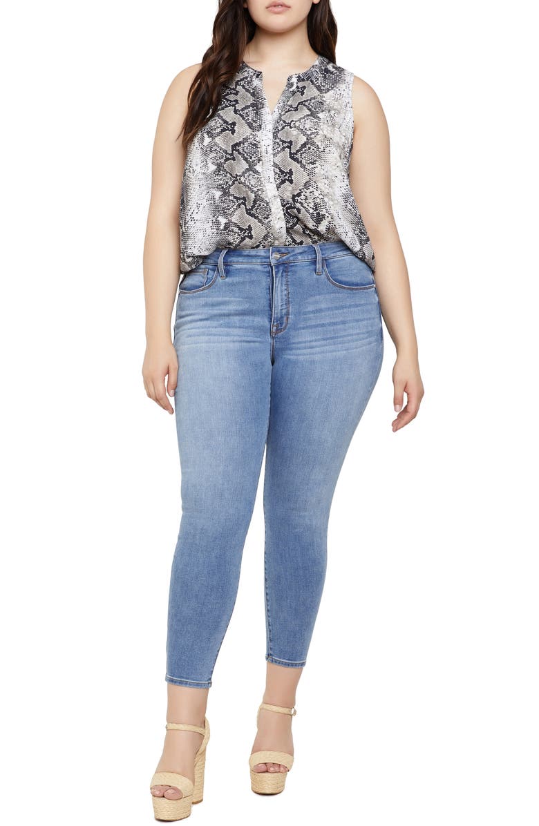 Sanctuary Craft Snakeskin Print Shell, Alternate, color,