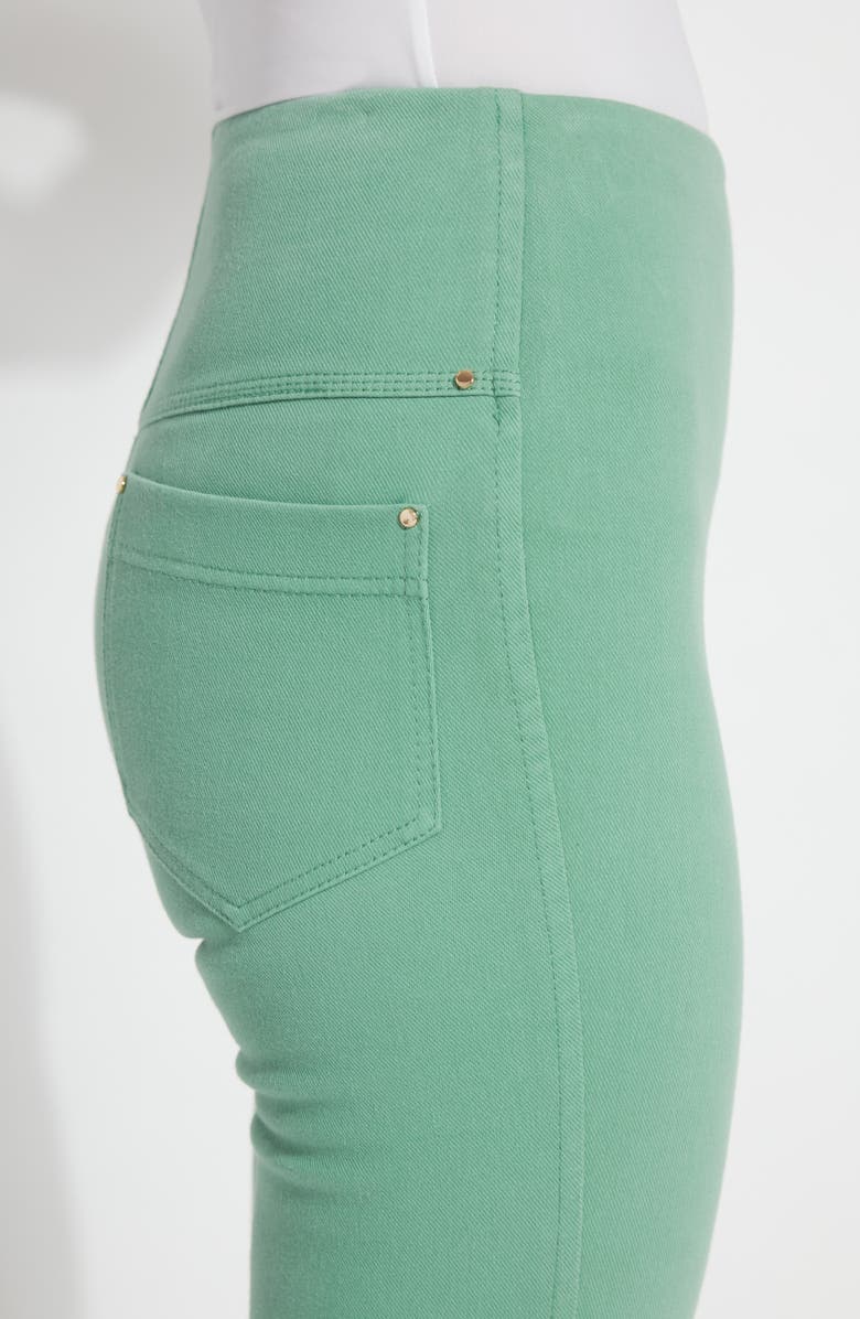 Lysse 'Lyssentials Pull-On Baby Bootcut Ankle Jeans, Alternate, color, Indie Green