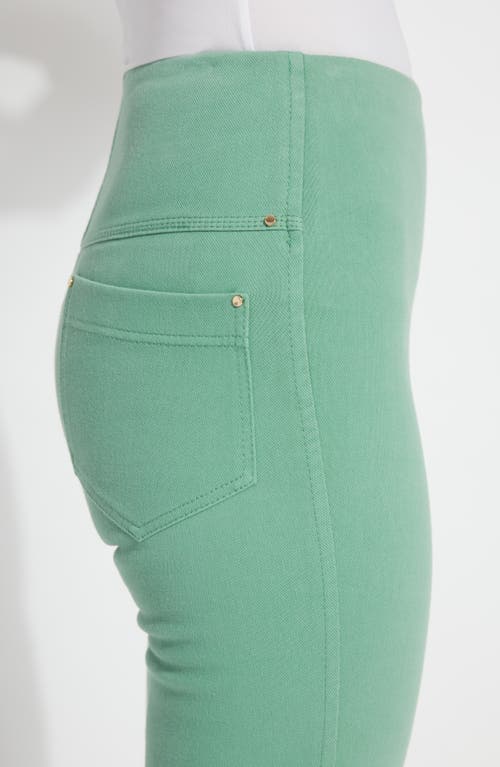 Lyssé Baby Bootcut Denim (27" Inseam) In Indie Green