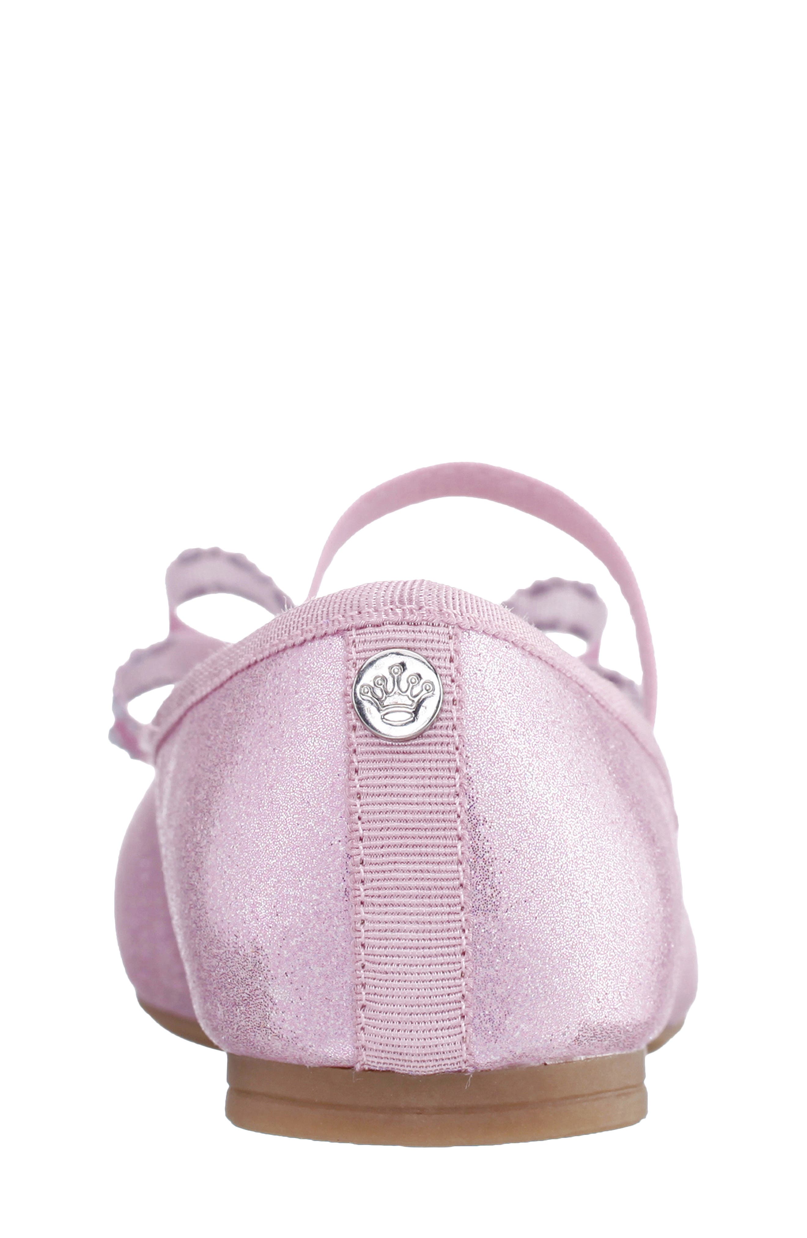 Nina Kids' Sidnee Mary Jane Flat, Alternate, color, Pink Shimmer