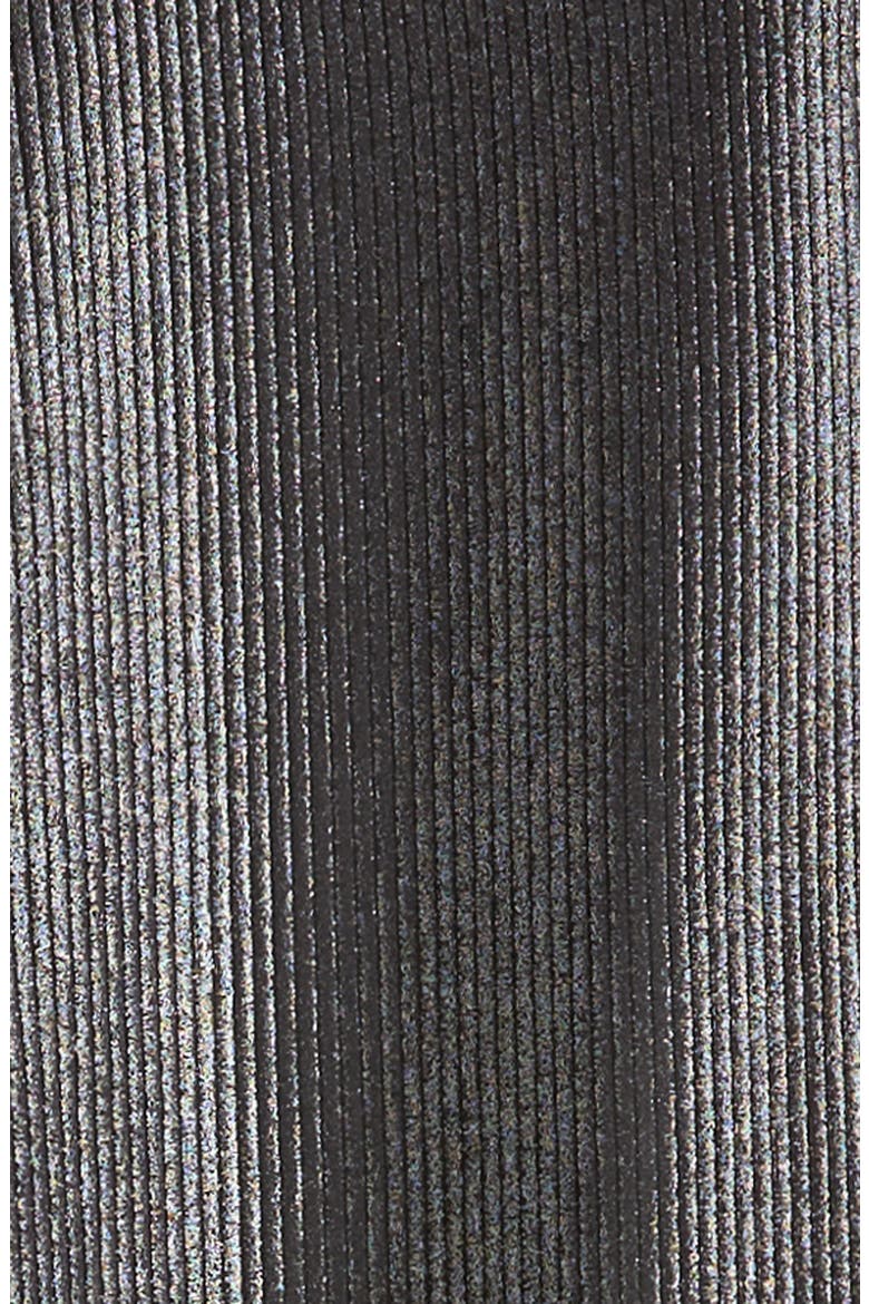 Kids' Sparkle Rib Performance Leggings, Alternate, color, BLACK