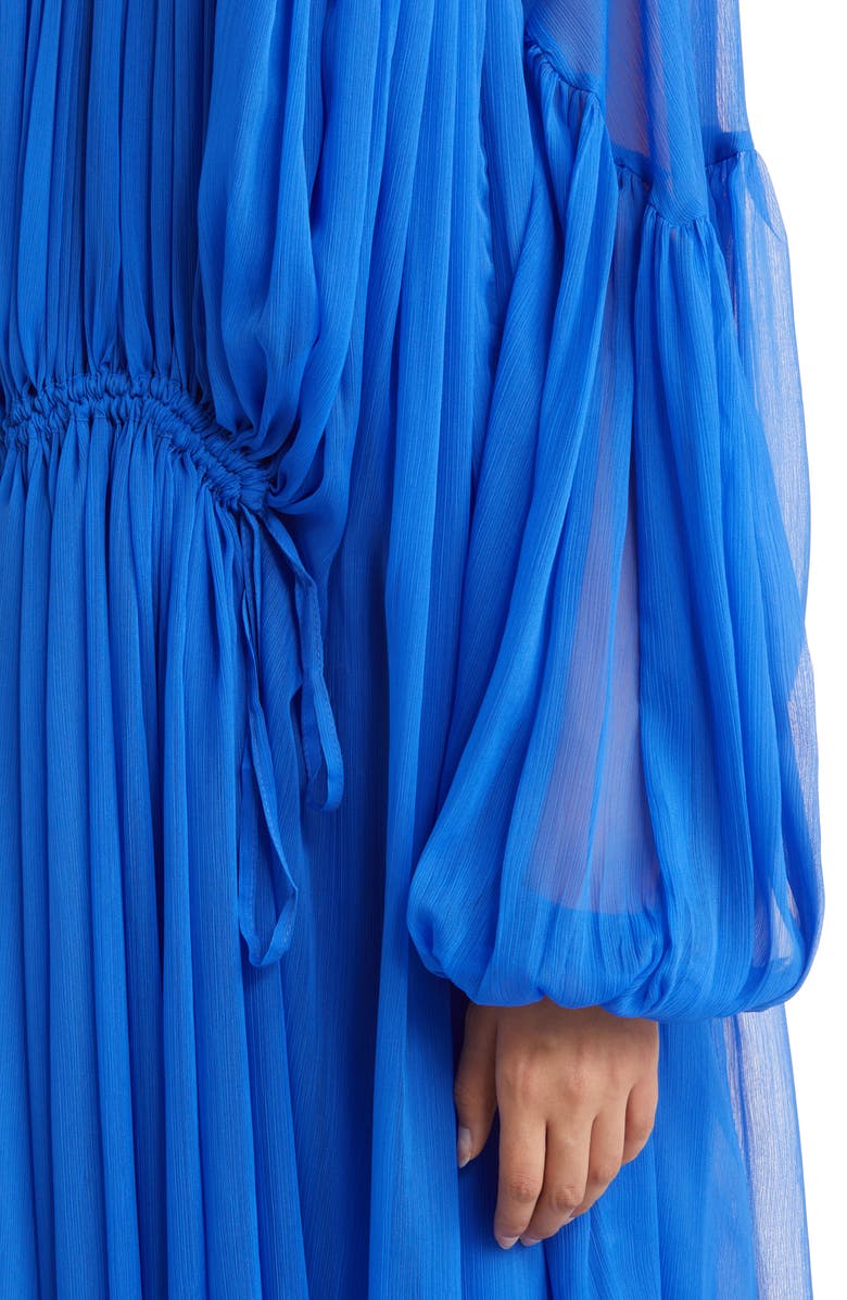 ASOS DESIGN Gathered Midi Dress, Alternate, color,