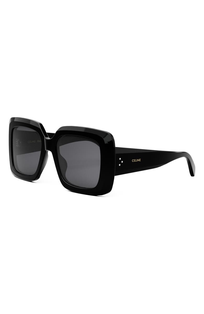 CELINE Bold 3 Dots Square Sunglasses, Alternate, color, 