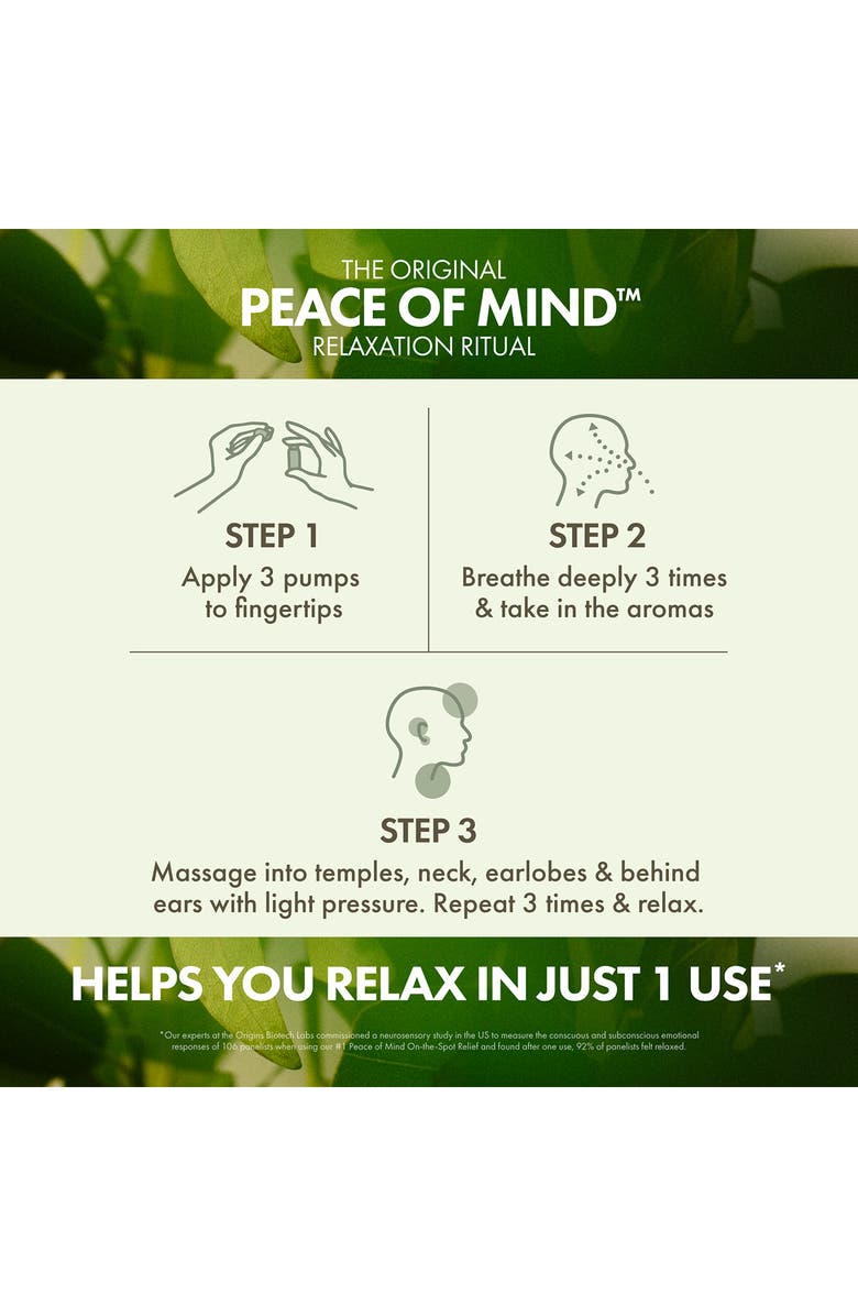 Origins Peace of Mind Relaxing Bath & Body Gift Set $27 Value, Alternate, color,