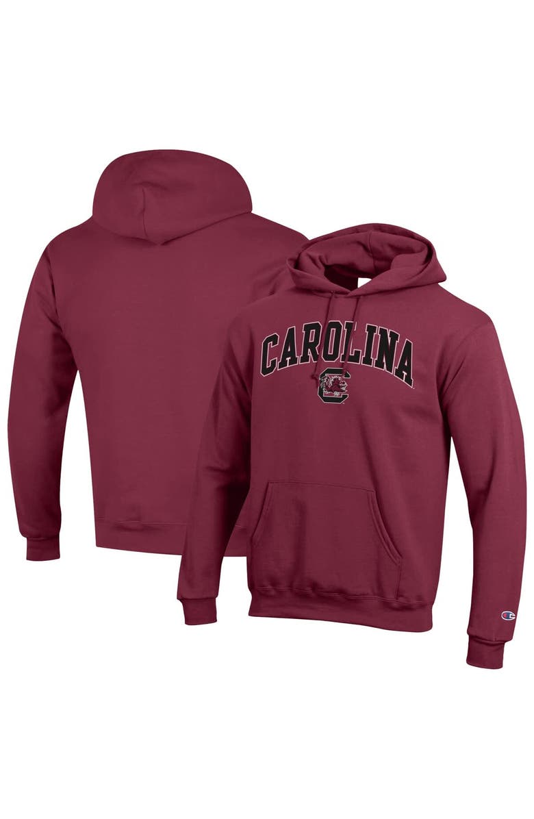 Champion Men's Champion Garnet South Carolina Gamecocks Arch Over Logo Pullover Hoodie, Alternate, color,