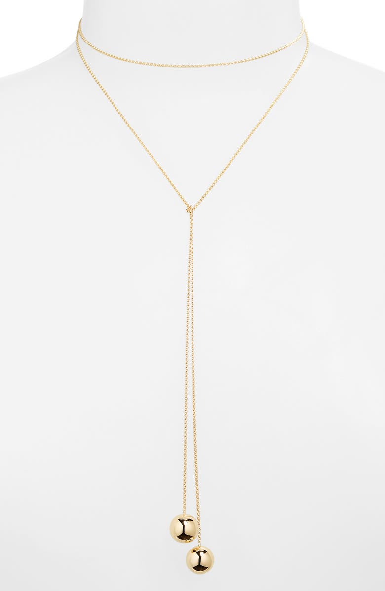 Lié Studio The Astrid Necklace, Alternate, color, Gold