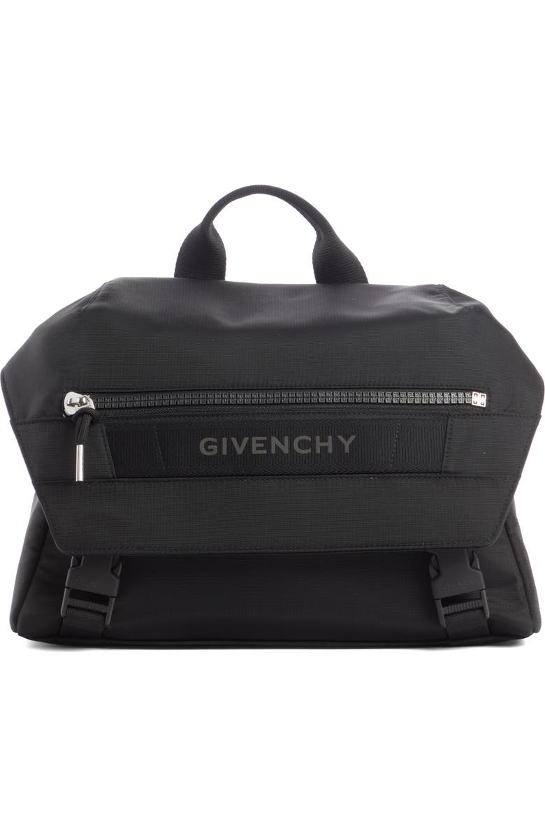 Givenchy G-Trek Nylon Messenger Bag, Main, color,