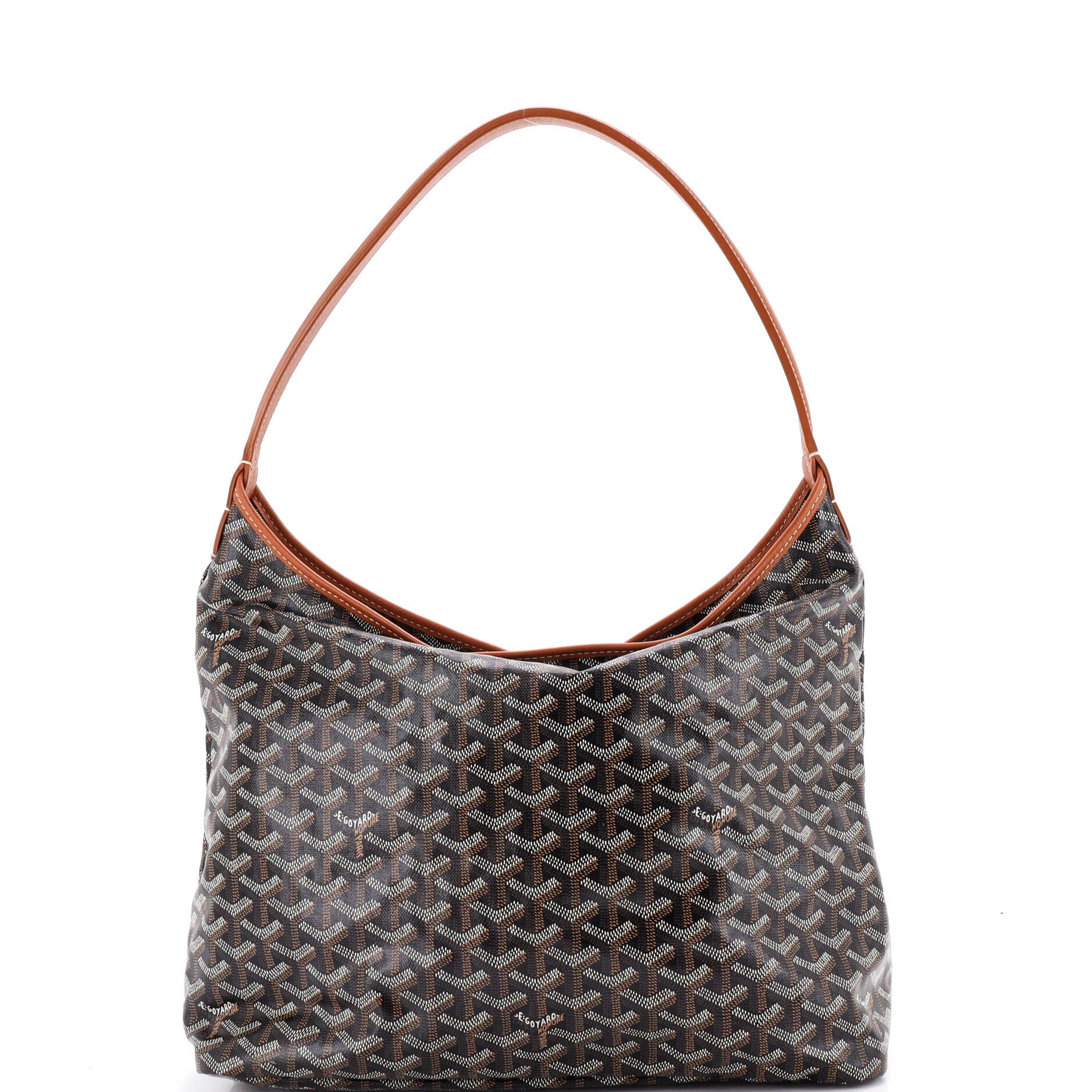 Boheme Hobo Coated Canvas, Main, color, Brown