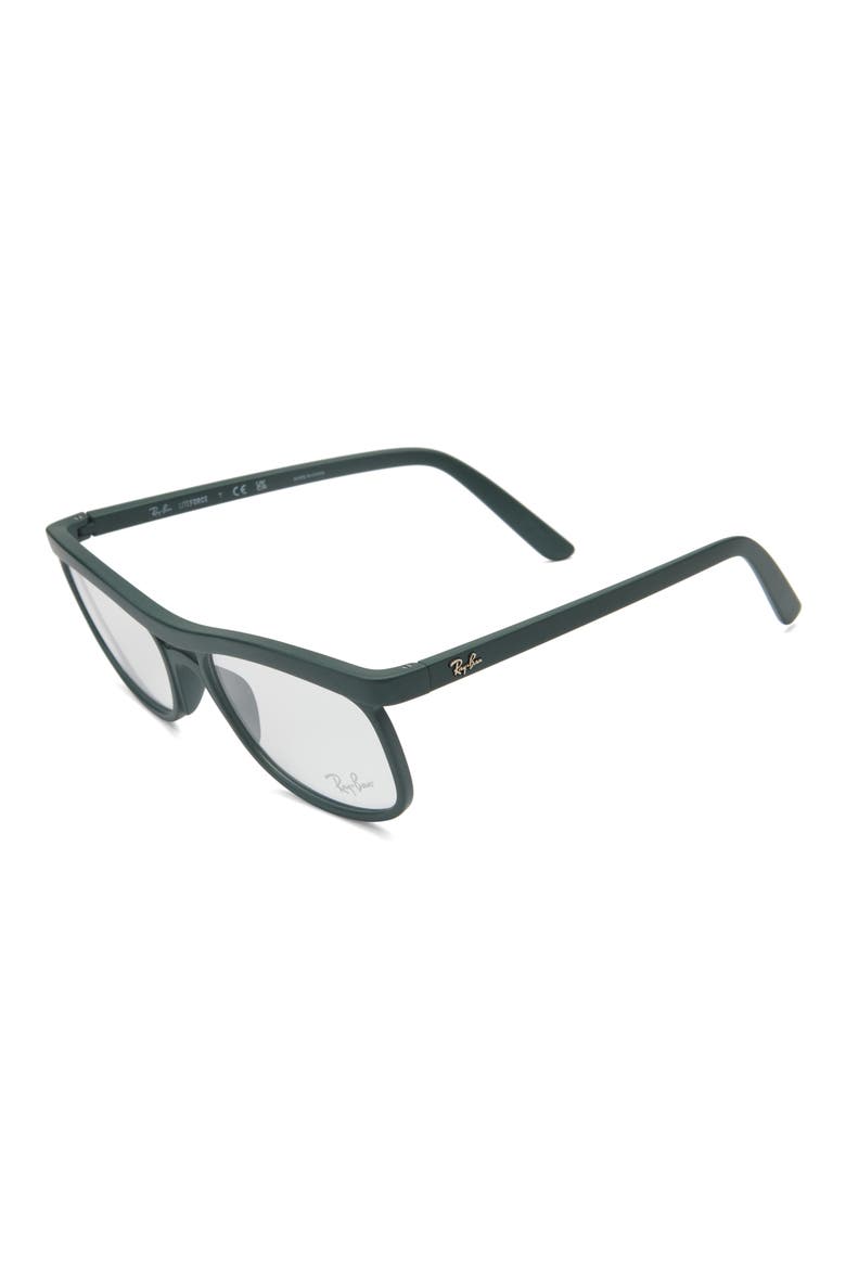 56mm Pillow Optical Glasses, Main, color, GREEN